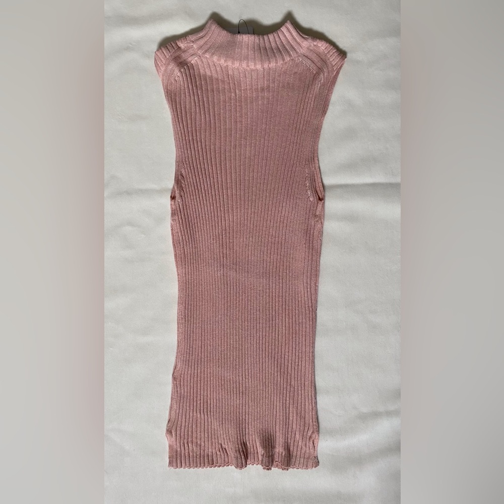 French Connection Judie Ribbed Vest NWT Sz S - Picture 2 of 4